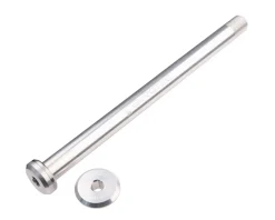 Burgtec Wheels & Parts|Santa Cruz Rear Axle (Rhodium Silver) (12 x 168.5mm)