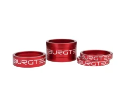 Burgtec Headsets & Spacers|Stem Spacer Kit (Race Red)