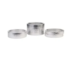 Burgtec Headsets & Spacers|Stem Spacer Kit (Rhodium Silver)