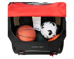 Burley Racks, Fenders, & Trailers|Honey Bee Bike Trailer & Stroller (Red)