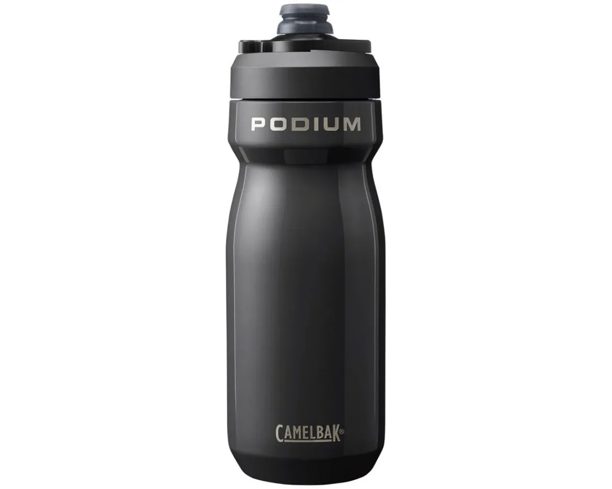 Camelbak Water Bottles|Podium Steel Bike Bottle (Black) (Insulated) (18oz)