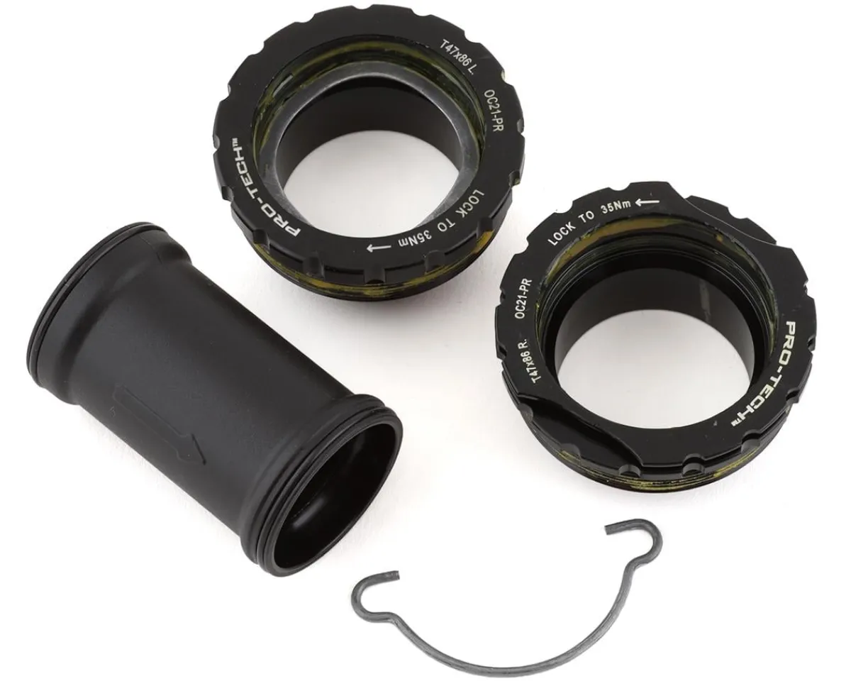 Campagnolo Bottom Brackets & Parts|ProTech Bottom Bracket (Black) (T47) (86mm) (25mm Spindle)