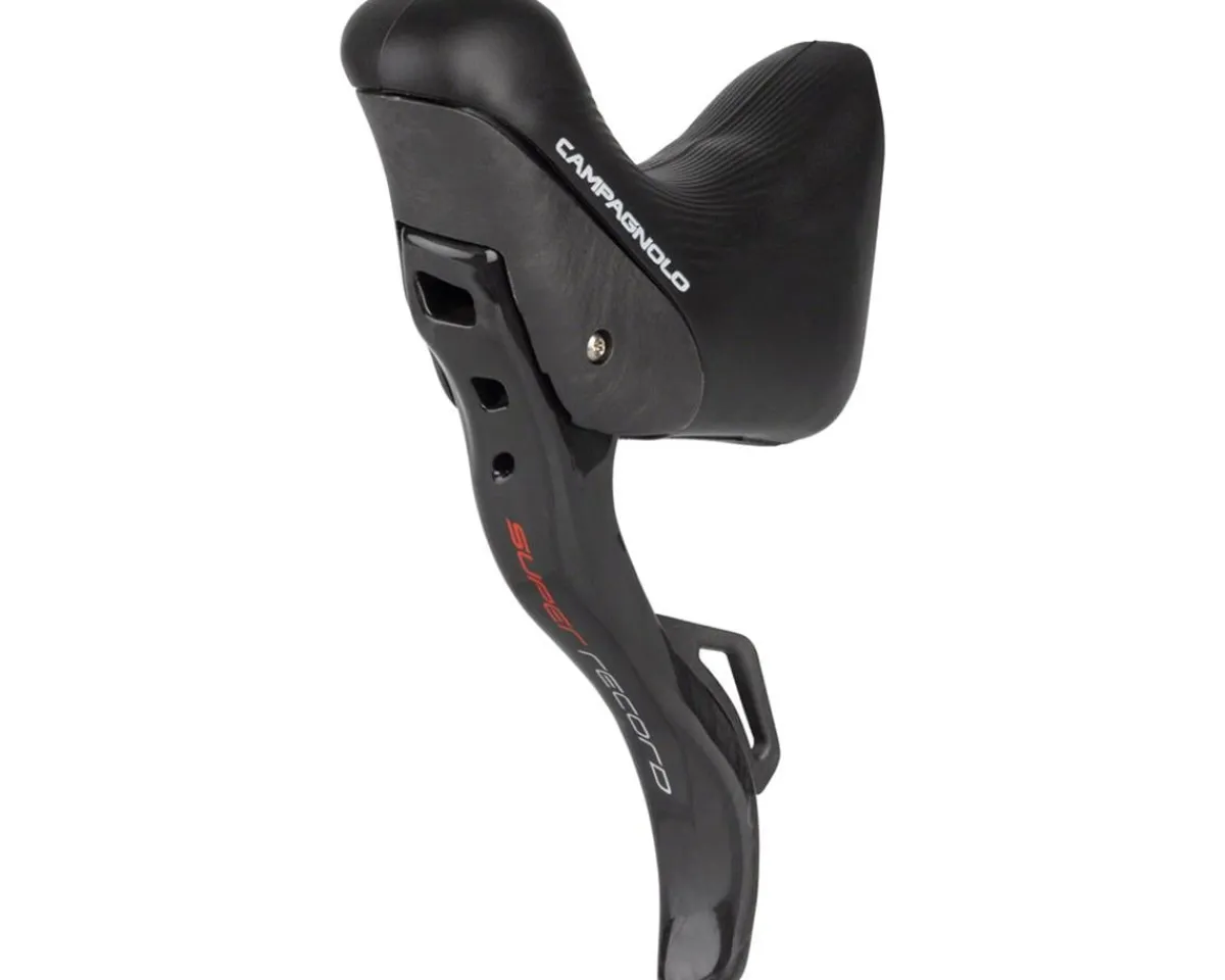 Campagnolo Brakes|Shifters|Super Record Ergopower EPS Hydraulic Brake/Shift Lever Kit (Black) (160mm Caliper) (Left) (2x) (Flat Mount)