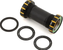 Cane Creek Bottom Brackets & Parts|Hellbender 110 Bottom Bracket (Black/Gold) (BSA) (68/73mm) (Ceramic) (30mm Spindle)
