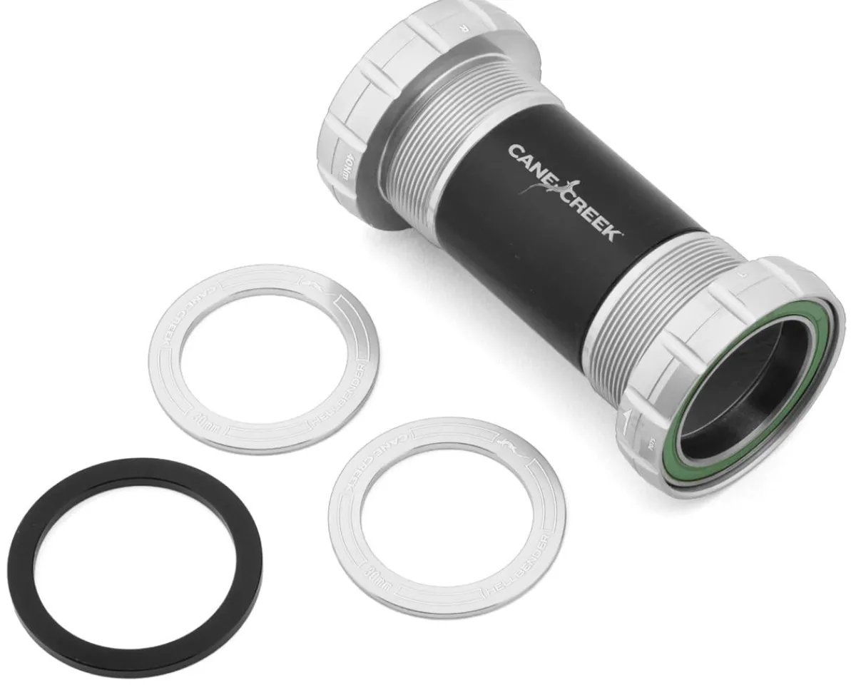 Cane Creek Bottom Brackets & Parts|Hellbender 70 Bottom Bracket (Sliver) (BSA) (68/73mm) (30mm Spindle)