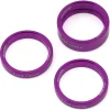 Cane Creek Headsets & Spacers|Interlok Headset Spacer Kit (Purple) (1-1/8") (5/10mm)