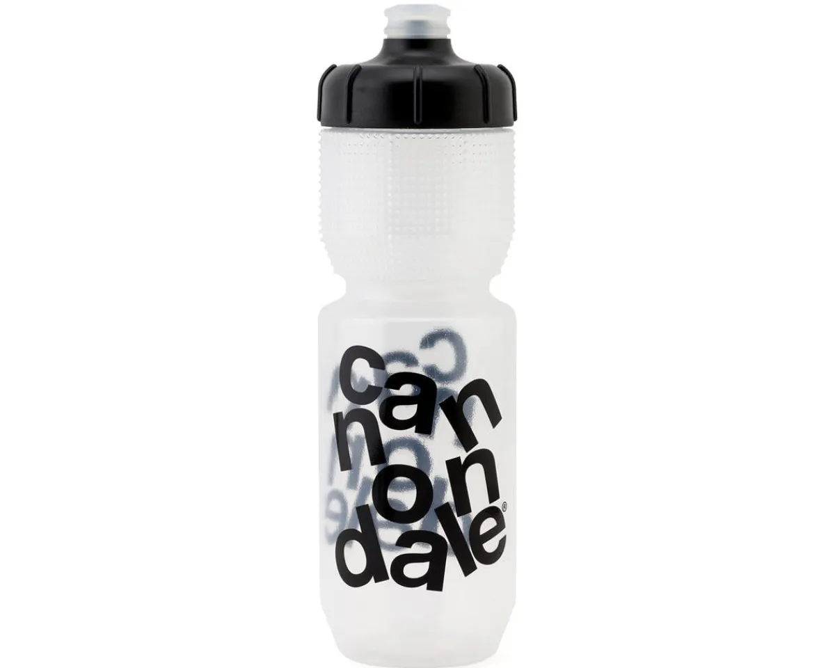 Cannondale Water Bottles|Gripper Stacked Water Bottle (Translucent) (26oz)