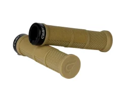 Cast Grips & Handlebar Tape|Bamba Greg Minnaar Lock-On Grips (Desert Sand)