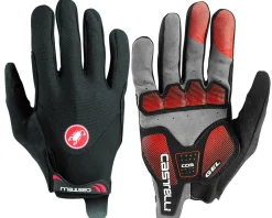 Castelli Clothing Accessories|Holiday Shopping|Arenberg Gel Long Finger Gloves (Black) (M)