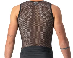 Castelli Base Layers|Summer Essentials|Core Mesh 3 Sleeveless Base Layer (Black) (2XL)