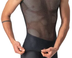 Castelli Base Layers|Summer Essentials|Core Mesh 3 Sleeveless Base Layer (Black) (2XL)