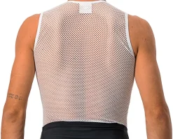 Castelli Base Layers|Summer Essentials|Core Mesh 3 Sleeveless Base Layer (White) (L/XL)