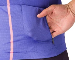 Castelli Jerseys|Summer Essentials|Drittone Logo Short Sleeve Jersey (Ultraviolet/Rosa Giro) (S)