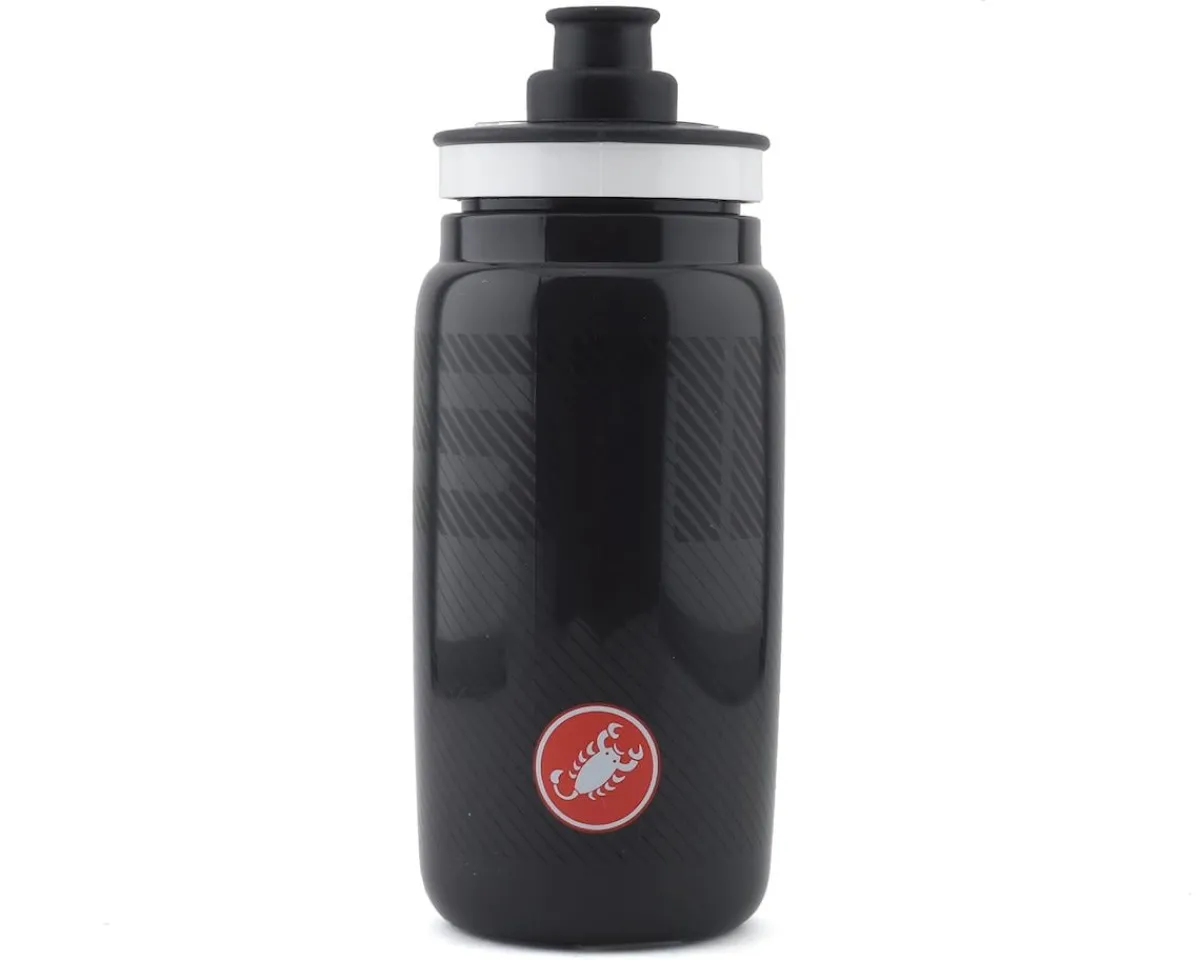 Castelli Water Bottles|Elite Fly Water Bottle (Anthracite) (18.5oz)
