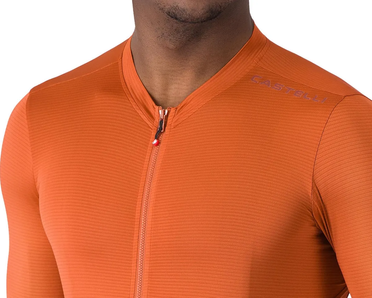 Castelli Jerseys|Espresso 2 Long Sleeve Jersey (Paprika) (M)