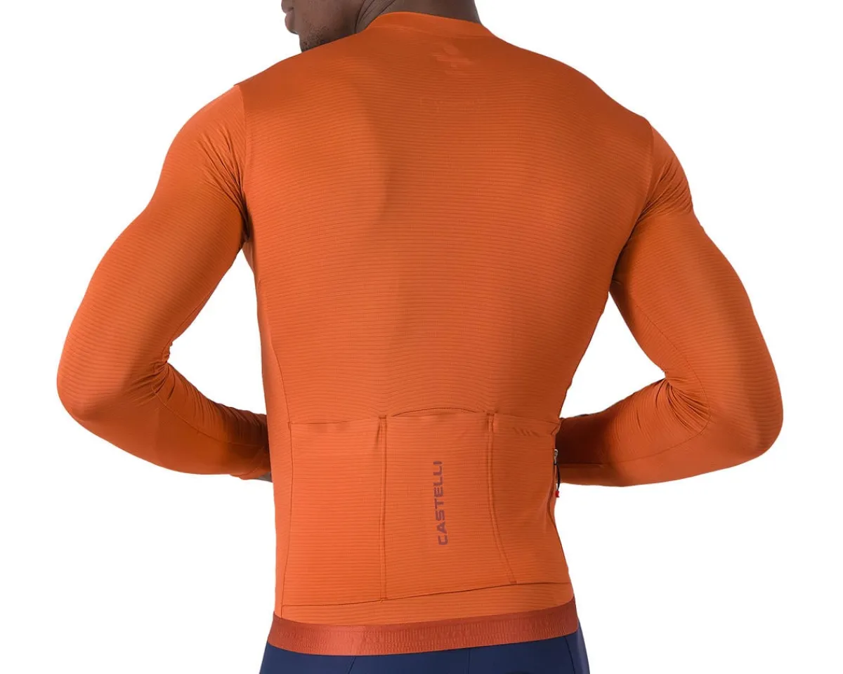 Castelli Jerseys|Espresso 2 Long Sleeve Jersey (Paprika) (M)
