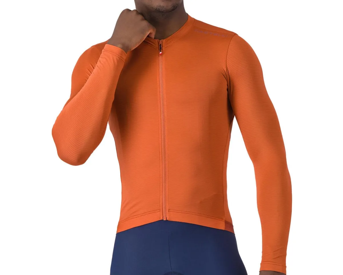 Castelli Jerseys|Espresso 2 Long Sleeve Jersey (Paprika) (M)