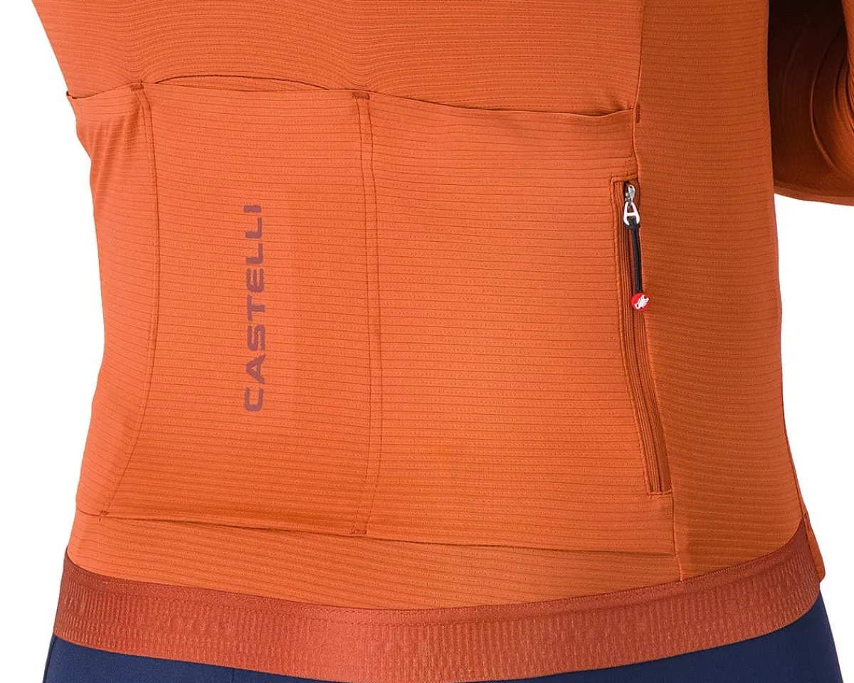 Castelli Jerseys|Espresso 2 Long Sleeve Jersey (Paprika) (M)