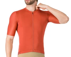 Castelli Jerseys|Summer Essentials|Espresso 2 Short Sleeve Jersey (Paprika) (S)