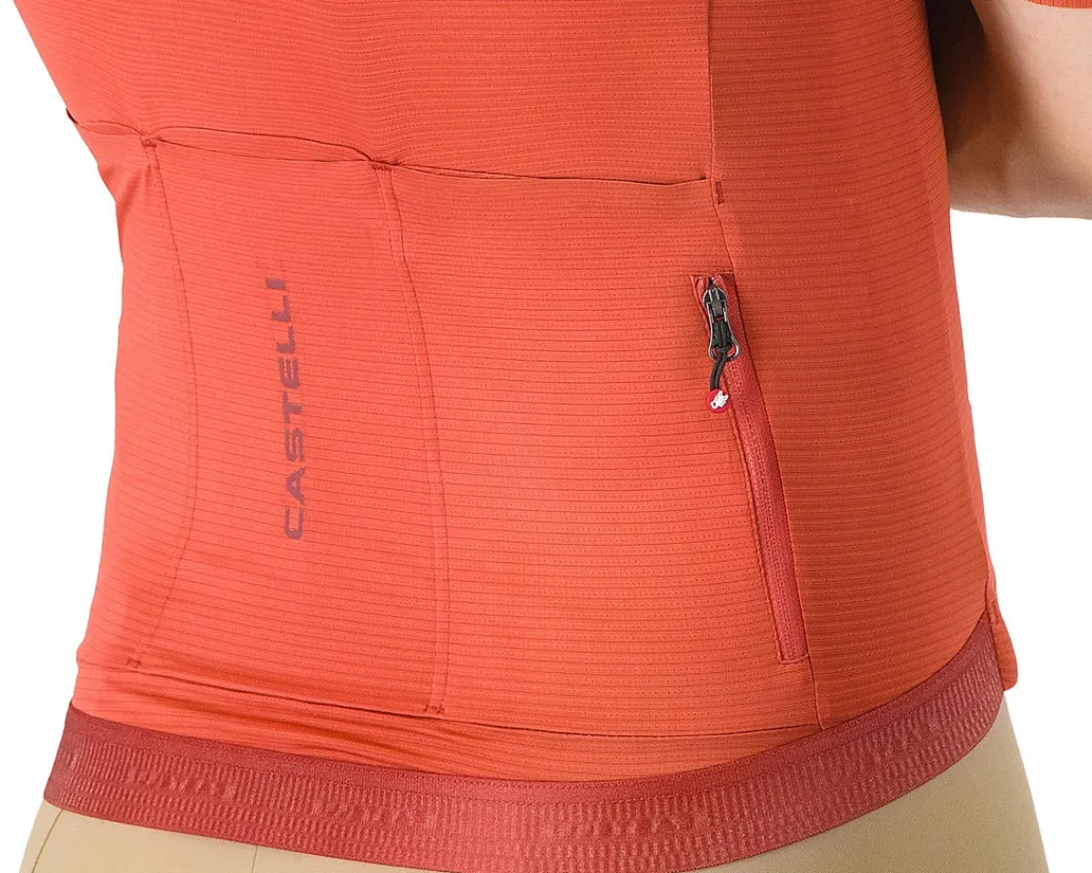 Castelli Jerseys|Summer Essentials|Espresso 2 Short Sleeve Jersey (Paprika) (S)