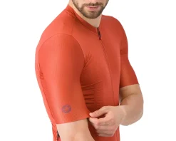 Castelli Jerseys|Summer Essentials|Espresso 2 Short Sleeve Jersey (Paprika) (S)