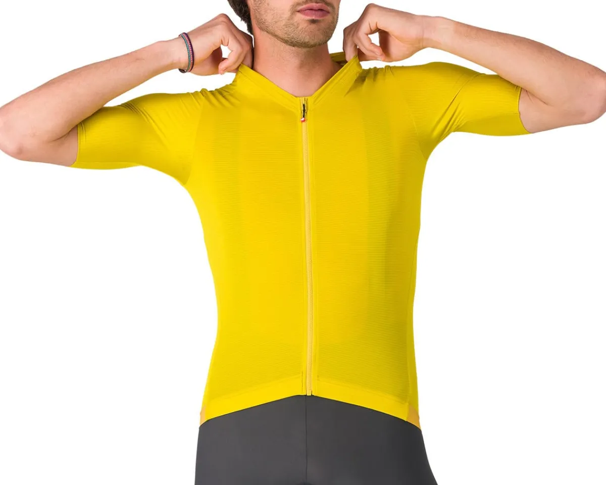 Castelli Jerseys|Summer Essentials|Espresso 2 Short Sleeve Jersey (Mango Mojito) (S)