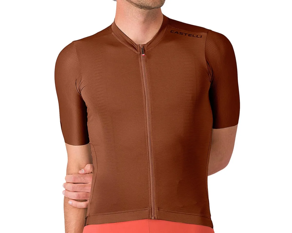 Castelli Jerseys|Summer Essentials|Espresso 2 Short Sleeve Jersey (Deep Mocha) (S)
