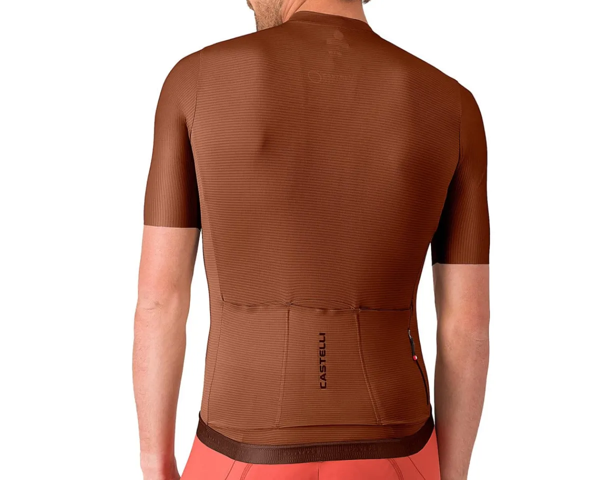 Castelli Jerseys|Summer Essentials|Espresso 2 Short Sleeve Jersey (Deep Mocha) (S)