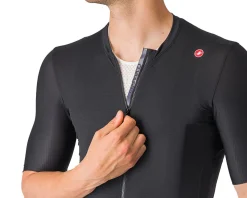 Castelli Jerseys|Summer Essentials|Espresso Short Sleeve Jersey (Light Black/Dark Grey) (M)
