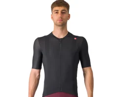 Castelli Jerseys|Summer Essentials|Espresso Short Sleeve Jersey (Light Black/Dark Grey) (M)
