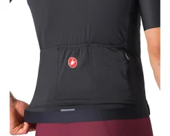 Castelli Jerseys|Summer Essentials|Espresso Short Sleeve Jersey (Light Black/Dark Grey) (M)