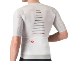 Castelli Jerseys|Summer Essentials|Free Speed 3 Race Top (White/Silver Grey) (M)