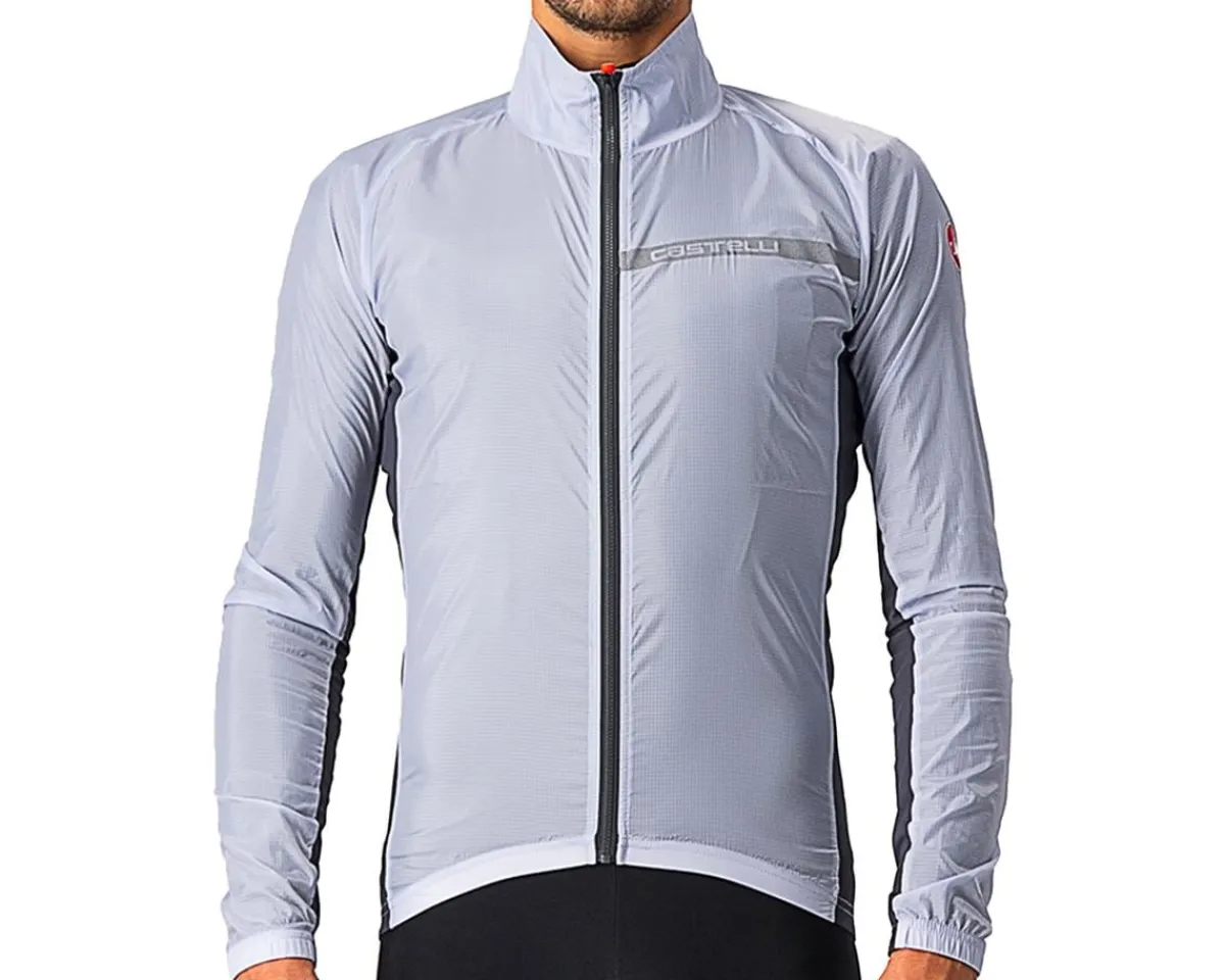 Castelli Jackets & Vests|Men's Squadra Stretch Jacket (Silver Grey/Dark Grey) (S)