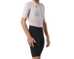 Castelli Shorts & Bibs|PR 3 Triathlon Speed Suit (White/Black) (S)
