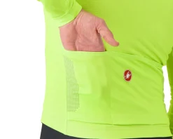 Castelli High Vis & Reflective|Jerseys|Puro 4 Long Sleeve Jersey (Electric Lime) (S)