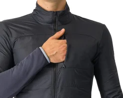 Castelli Jackets & Vests|Unlimited Jacket (Light Black/Dark Grey) (M)