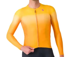 Castelli Jerseys|UPF Long Sleeve Jersey (Vivid Orange) (S)