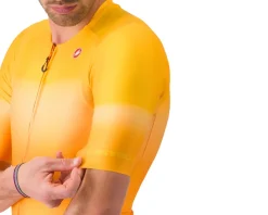 Castelli Jerseys|Summer Essentials|UPF Short Sleeve Jersey (Vivid Orange) (L)