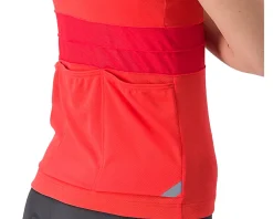 Castelli Women'S|Jerseys|Women's Anima 4 Sleeveless Jersey (Hibiscus/Soft Orange) (L)