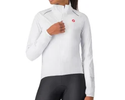 Castelli Jackets & Vests|Women'S|Women's Emergency 3 Rain Jacket (White) (M)