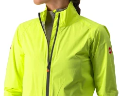 Castelli Jackets & Vests|Women'S|Women's Emergency 2 Rain Jacket (Brilliant Yellow) (S)