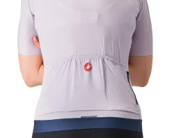 Castelli Clothing Sale|Women'S|Women's Espresso Short Sleeve Jersey (Purple Mist/Dark Night Shade) (XL)