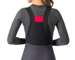 Castelli Women'S|Base Layers|Women's Medio Long Sleeve Base Layer (Melange Grey) (L)