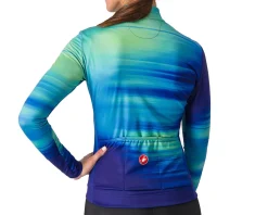 Castelli Women'S|Jerseys|Women's Phase Long Sleeve Jersey (Multicolor Blue) (XS)