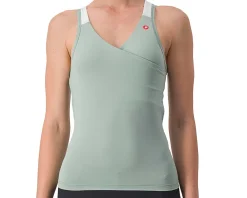 Castelli Women'S|Jerseys|Women's Solaris Sleeveless Top (Defender Green/Ivory) (S)