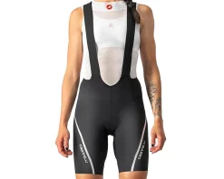 Castelli Clothing Sale|Women'S|Women's Velocissima 3 Bib Shorts (Black/Silver) (XS)