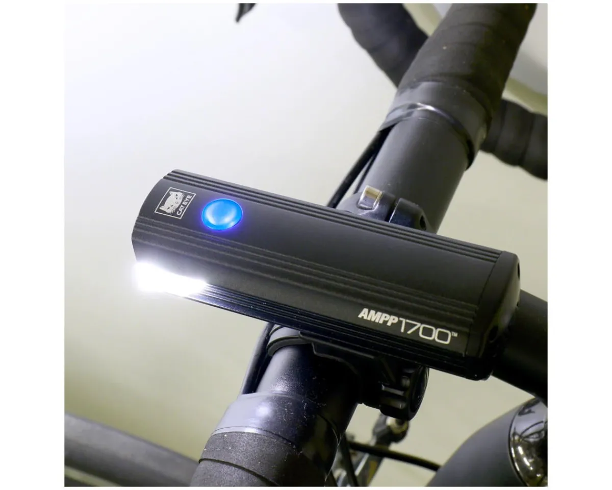 CatEye Bike Lights|AMPP1700 Headlight (Black) (1700 Lumens) (USB Rechargeable)