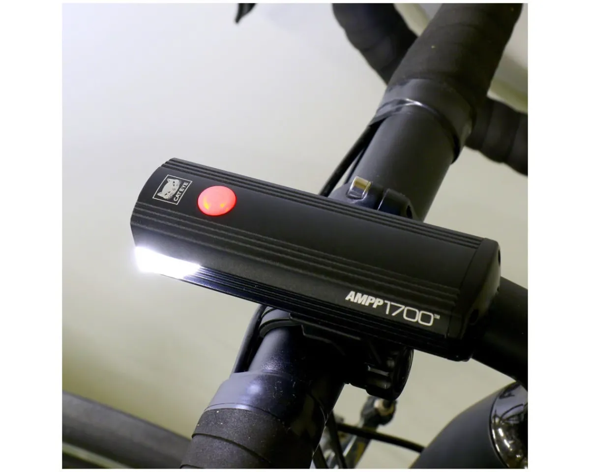 CatEye Bike Lights|AMPP1700 Headlight (Black) (1700 Lumens) (USB Rechargeable)