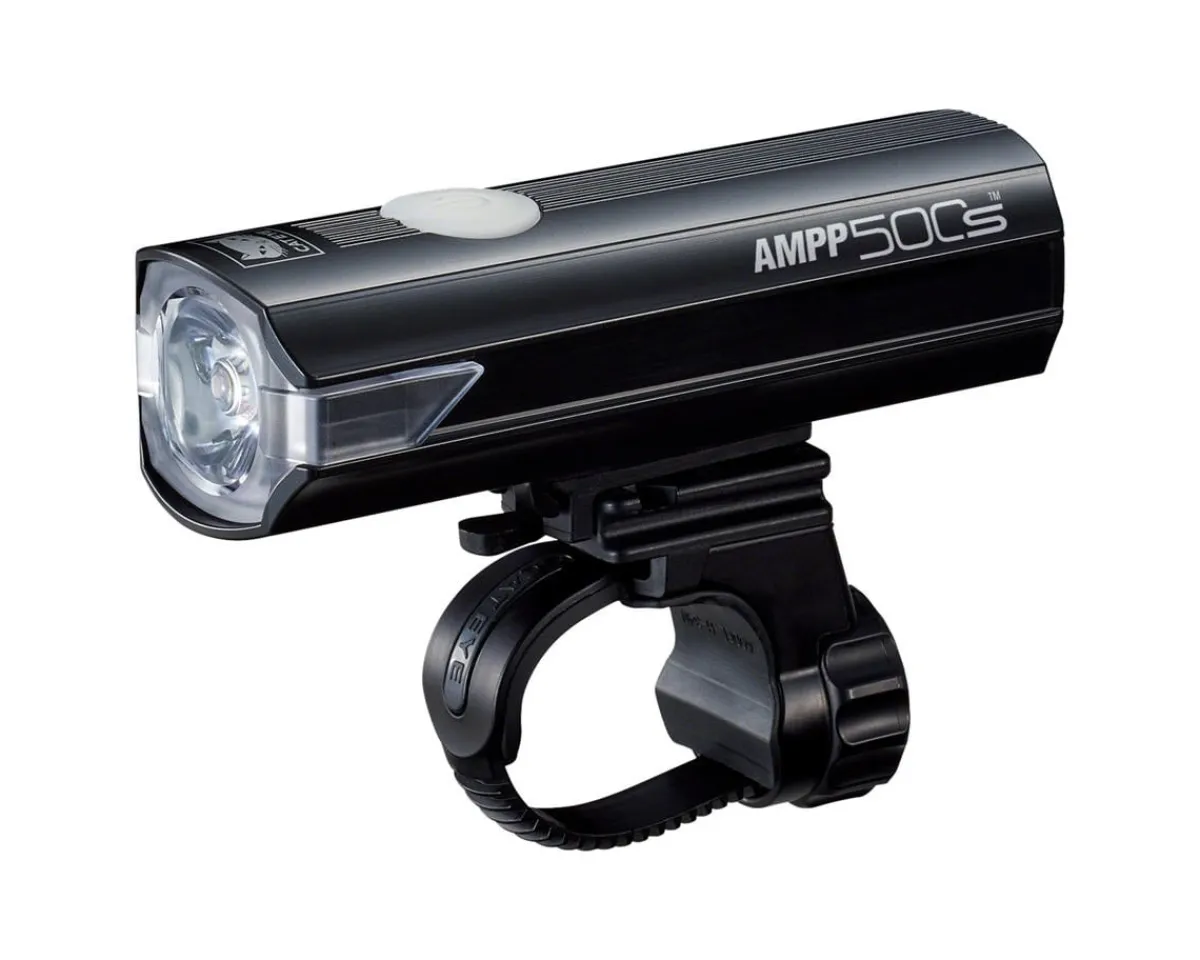 CatEye Bike Lights|AMPP500S Headlight (Black) (500 Lumens) (USB Rechargeable)