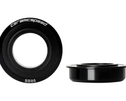 CeramicSpeed Bottom Brackets & Parts|BB86 Bottom Bracket (Black) (86mm) (SRAM DUB Spindle) (Ceramic Bearings)